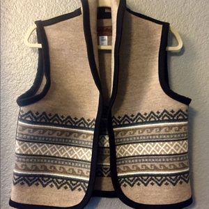 Wool Pendleton Vest